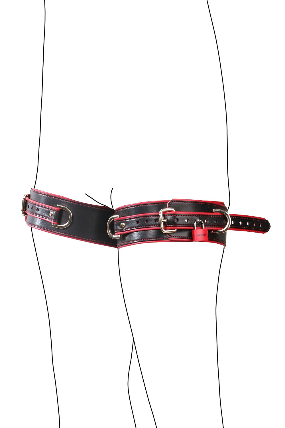 Set Bondage BDSM in Pelle con Manette