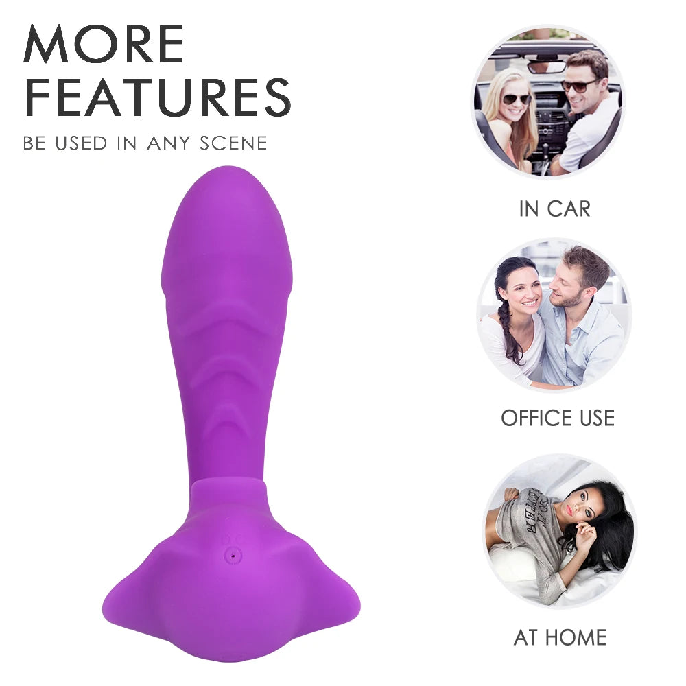 Vibratore Butterfly con Funzione Succhiante