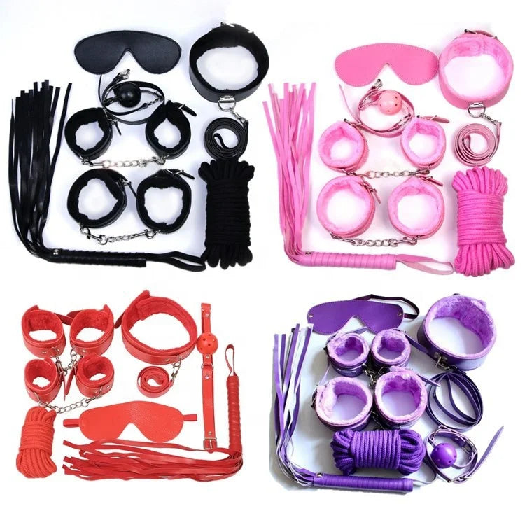 Set BDSM 7 Pezzi in Pelle PU