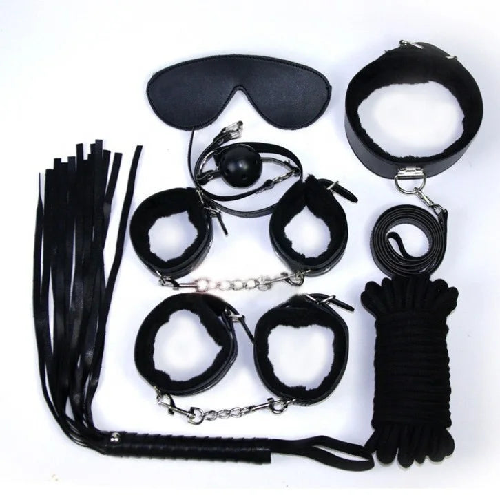 Set BDSM 7 Pezzi in Pelle PU
