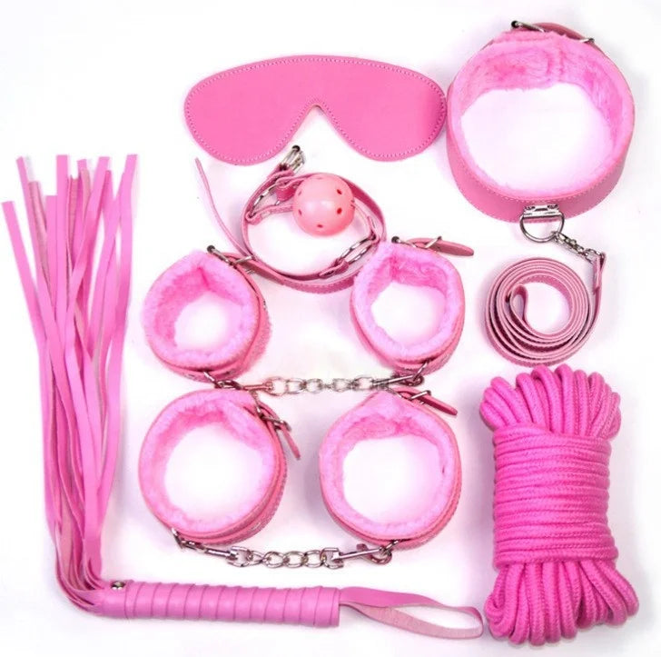 Set BDSM 7 Pezzi in Pelle PU