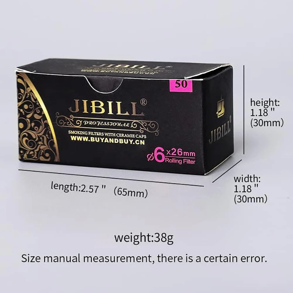 Filtri al Carbone Attivo 6x26mm 50pz