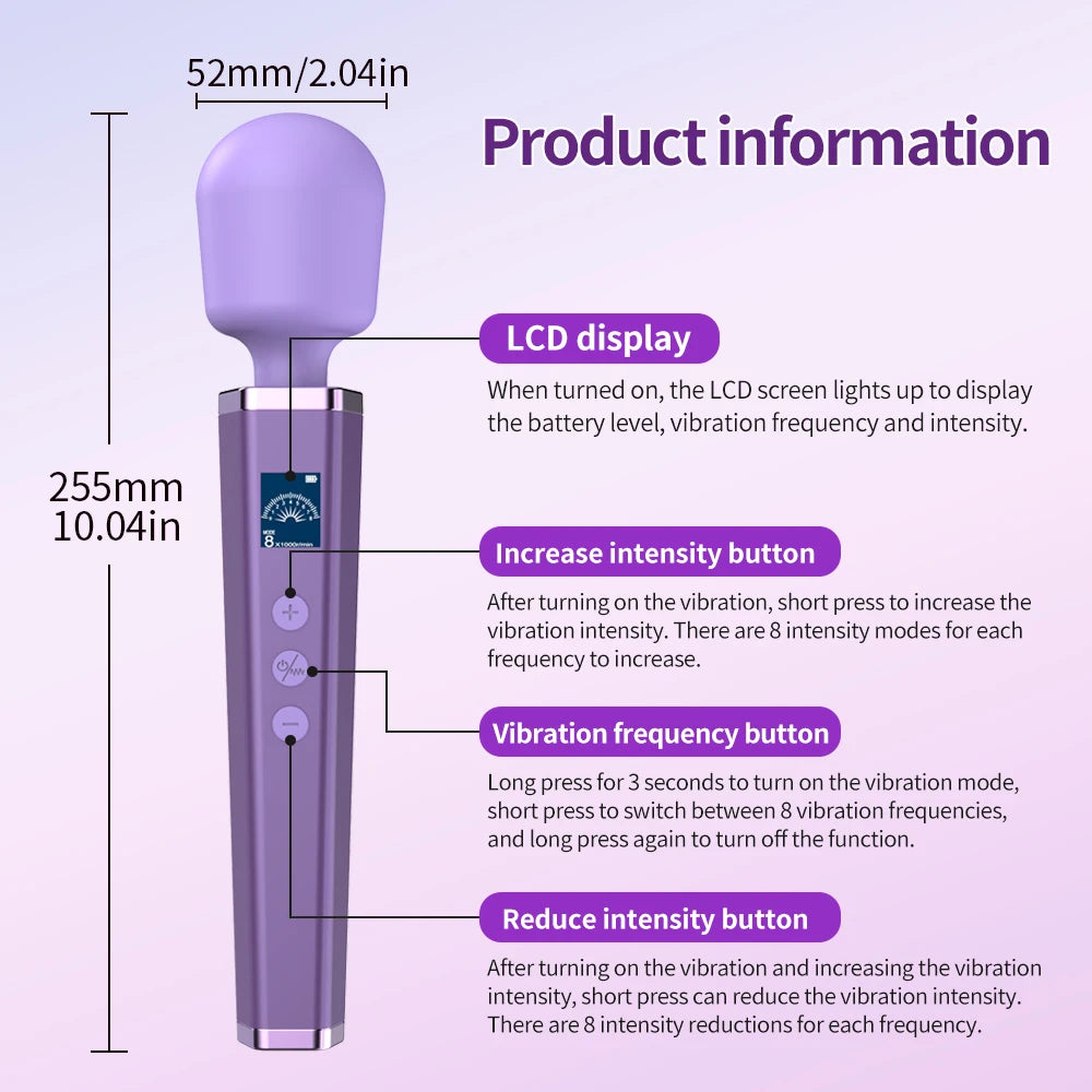 Vibratore Magic Wand Potente