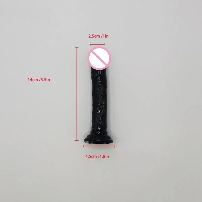 Dildo Realistico in Silicone Nero