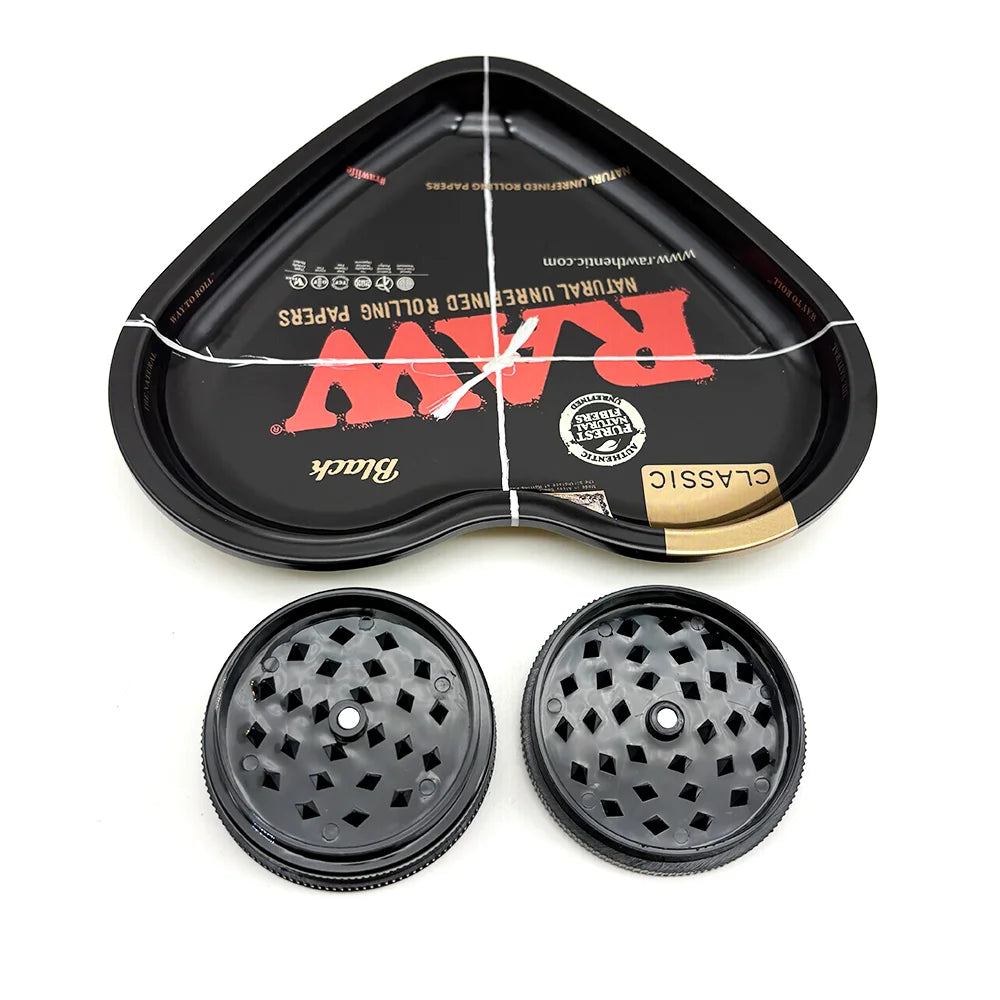 Set Vassoio a Cuore e Grinder