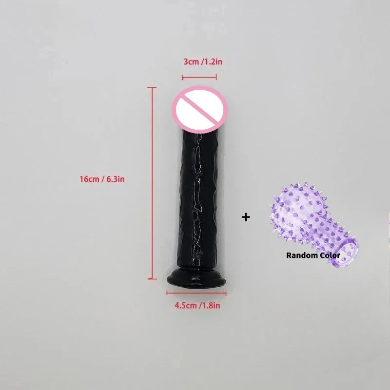 Dildo Realistico in Silicone Nero
