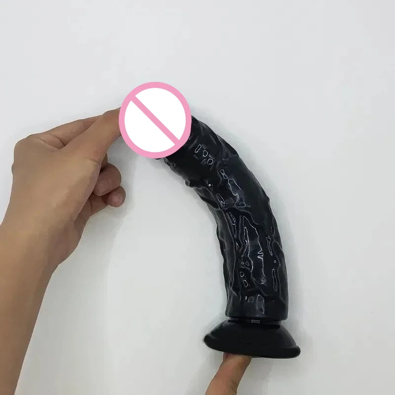 Dildo Realistico in Silicone Nero